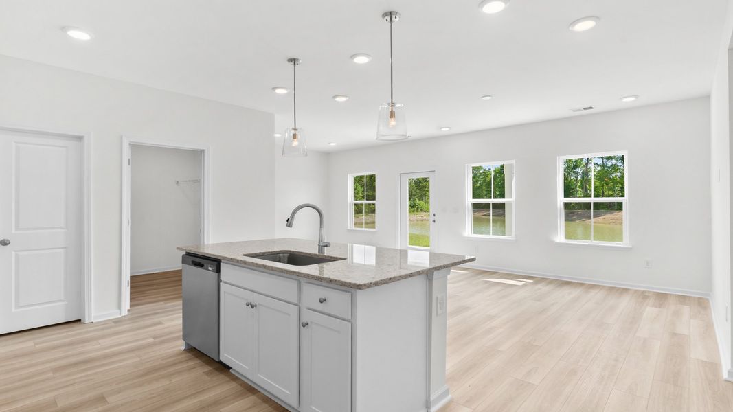 Representative furnished interior of a home built from the Boynton III by DRB Homes in Chestnut Farms, Longs (Image 7).