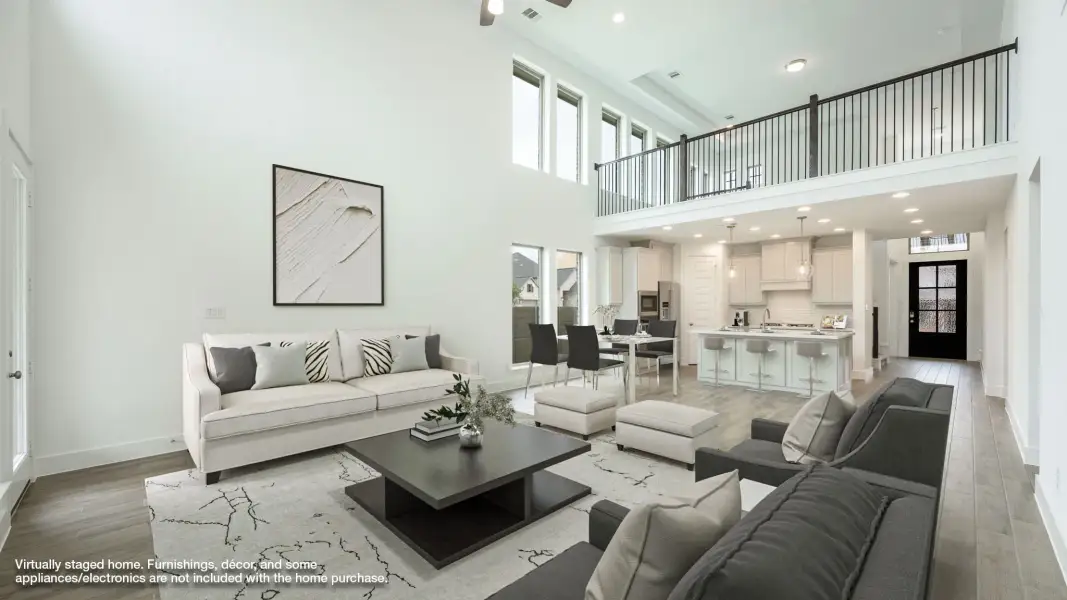 Furnished interior view inside a new home in Grange, Katy (Image 4). Furnished interior view inside a new home in Grange, Katy (Image 4).