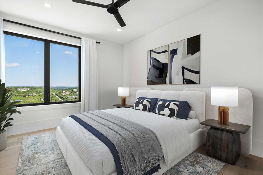 Furnished interior view inside a new home in , Austin (Image 5).