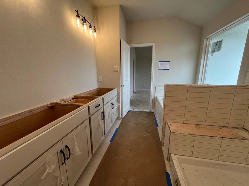 In-progress construction of a new home in Lariat, Liberty Hill, TX (Image 24).