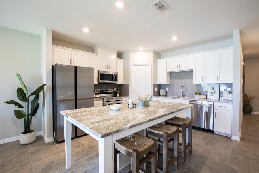 Furnished interior view inside a new home in Mirada, San Antonio (Image 5).