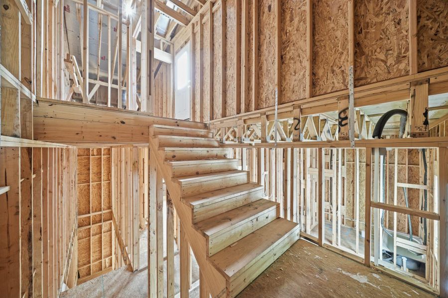 The third floor landing leading to the fourth floor rooftop terrace. Just beyond the entry door to the terrace sits a 15' x 9' closet offering plenty of room for additional storage. The third floor landing leading to the fourth floor rooftop terrace. Just beyond the entry door to the terrace sits a 15' x 9' closet offering plenty of room for additional storage.