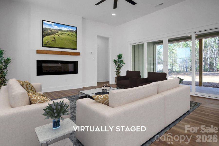 Furnished interior view inside a new home in , Cherryville (Image 19).
