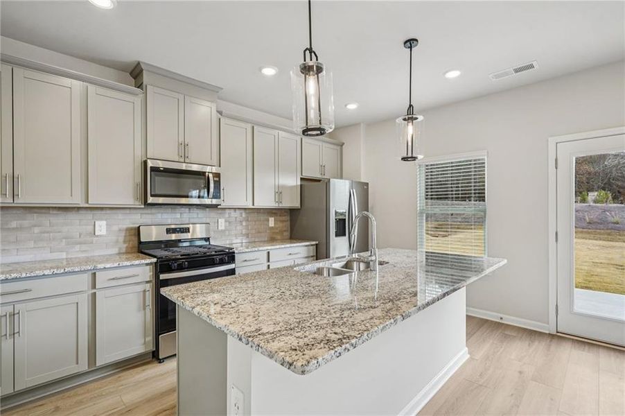 Furnished interior view inside a new home in Avalon - Reserve Series, Conyers (Image 7).