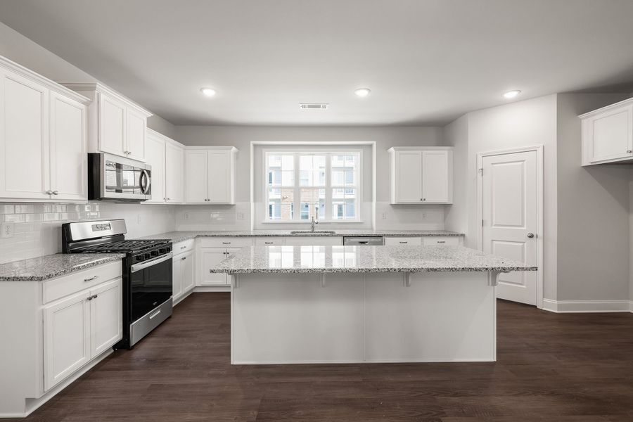 Kitchen with plenty of cabinet space