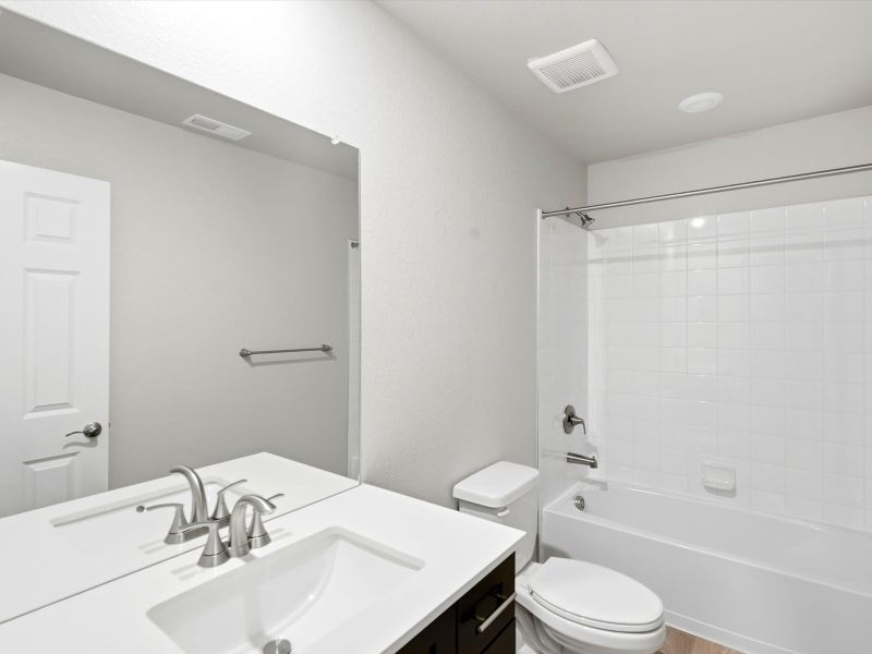 Furnished interior view inside a new home in Three Hills, Morrison (Image 8).