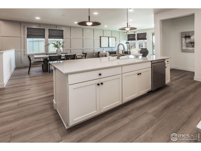 Furnished interior view inside a new home in Prairie Song Story Collection - Single Family Homes, Windsor (Image 16).