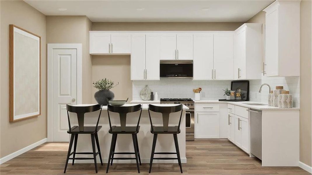 Furnished interior view inside a new home in , Locust Grove (Image 5).