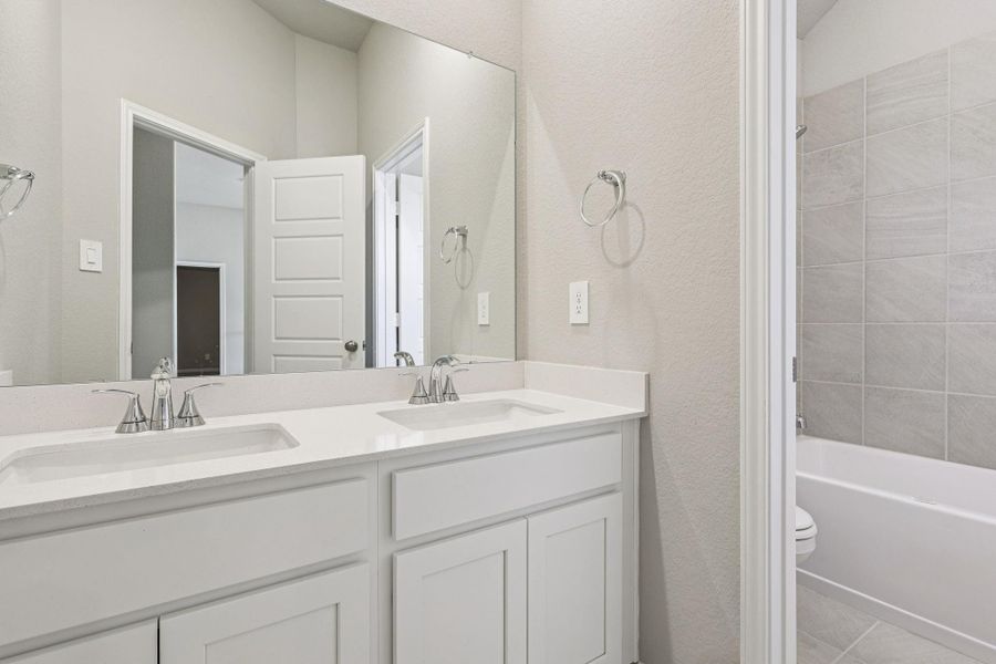 Photo is not of the actual home, but is an inspirational photo of builder’s model home and may depict options, furnishings, and/or decorator features that are not included