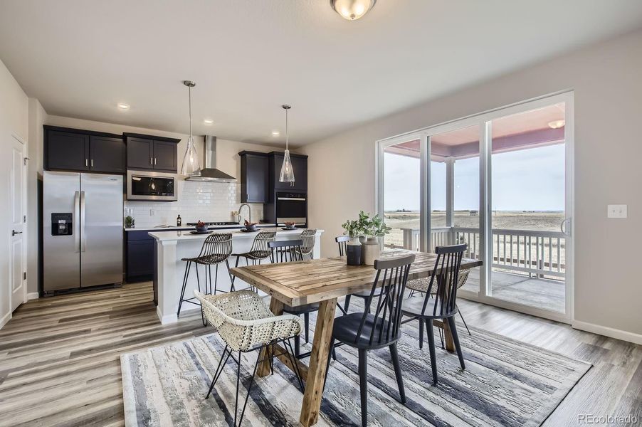 Furnished interior view inside a new home in Wolf Creek Run, Strasburg (Image 4).
