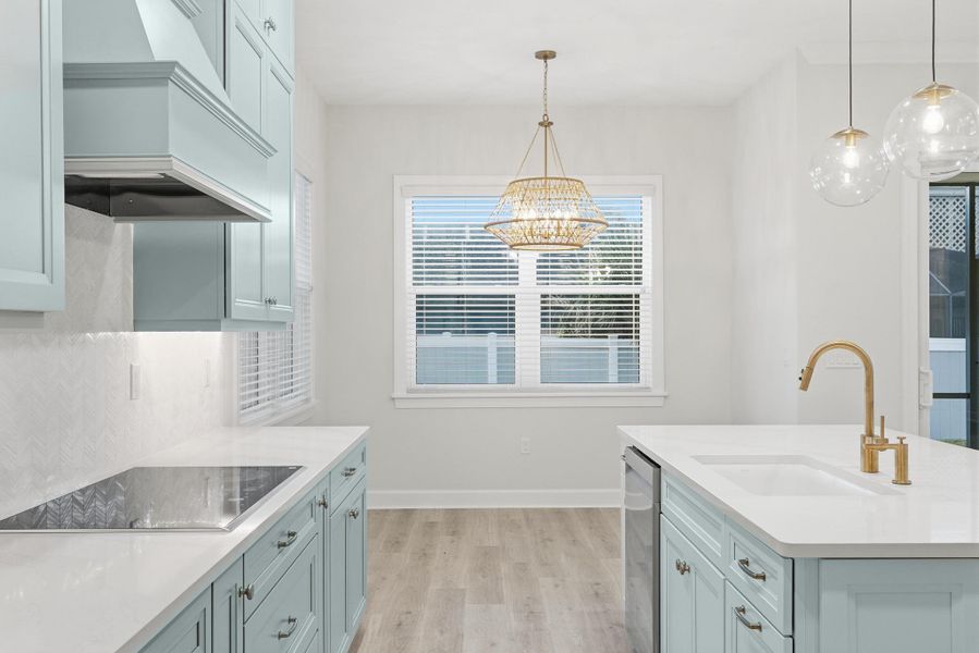 Furnished interior view inside a new home in Beachview Cove, Ormond Beach (Image 8).