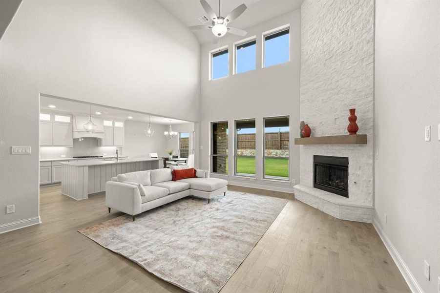 Furnished interior view inside a new home in Somerset - Phase 5, Mansfield (Image 12). Furnished interior view inside a new home in Somerset - Phase 5, Mansfield (Image 12).