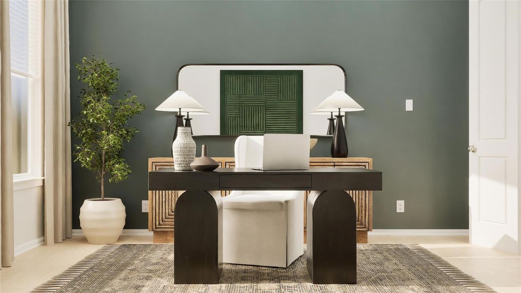 Furnished interior view inside a new home in The Preserve at Rosenberg, Rosenberg (Image 15).