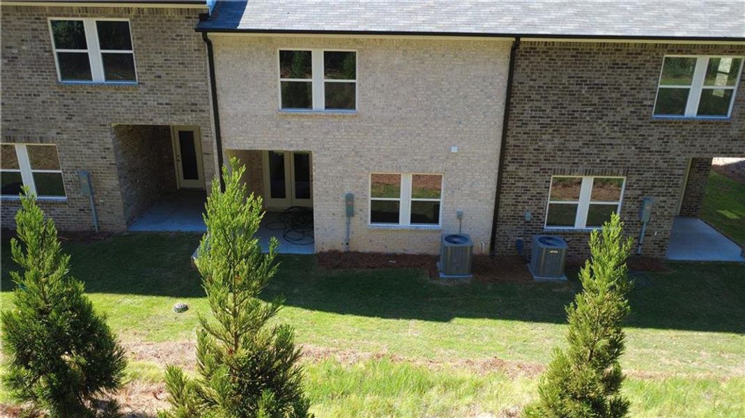 Exterior details and patio area of a home in Kendall Grove, McDonough (Image 2). Exterior details and patio area of a home in Kendall Grove, McDonough (Image 2).