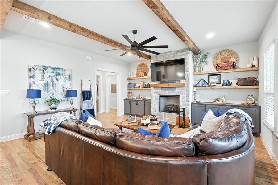 Furnished interior view inside a new home in , Justin (Image 3). Furnished interior view inside a new home in , Justin (Image 3).