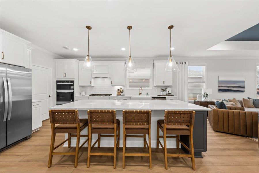Furnished interior view inside a new home in Nexton, Summerville (Image 6). Furnished interior view inside a new home in Nexton, Summerville (Image 6).