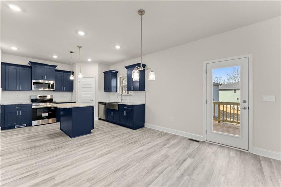 Furnished interior view inside a new home in Magnolia Villas, Cornelia (Image 10).