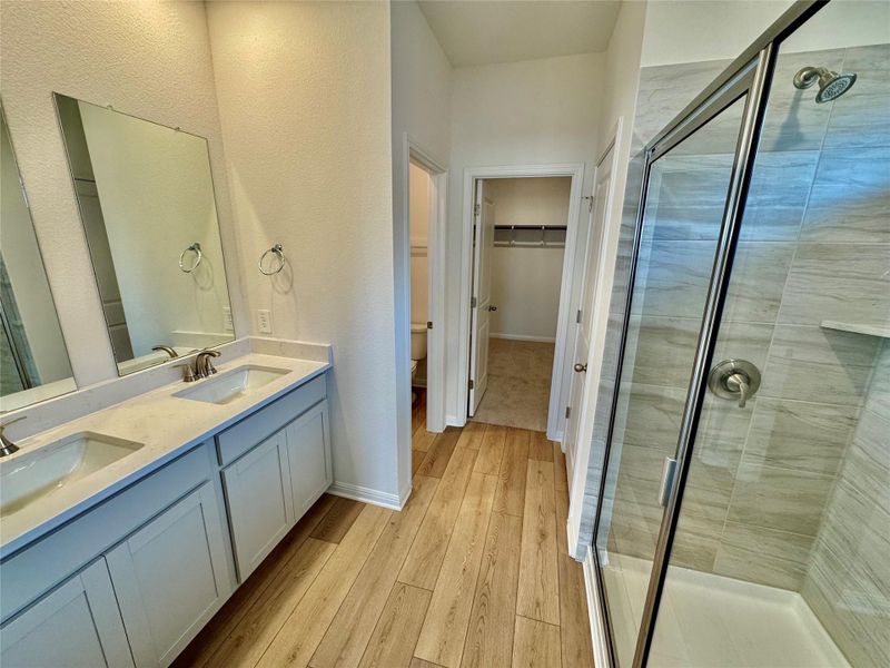 Furnished interior view inside a new home in Big Sky Ranch - Reserve Collection, Dripping Springs (Image 9).