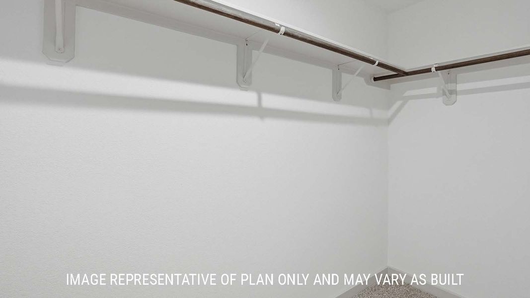 Representative unfurnished interior of a home built from the Bellvue by D.R. Horton in China Grove, China (Image 25).