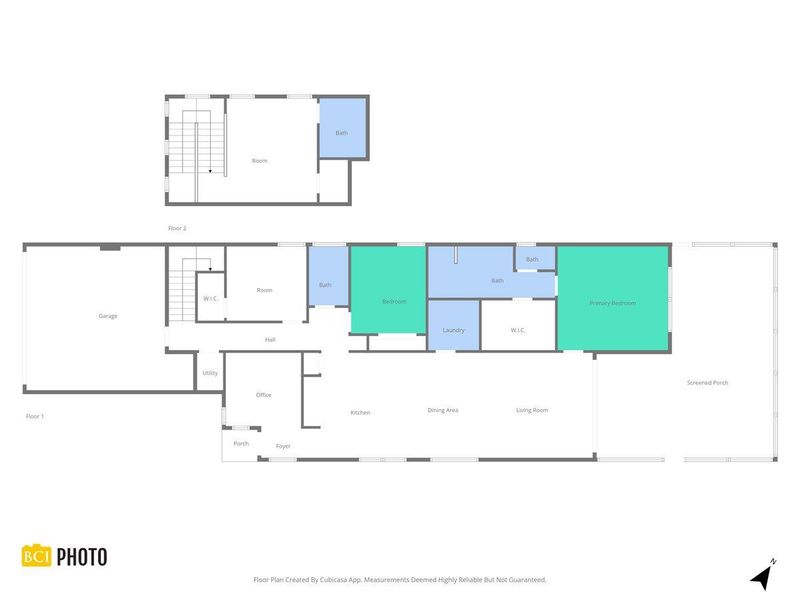 2D floor plan layout of this home in , Port St. Lucie, FL (Image 3).