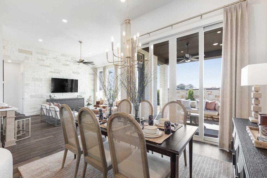 Representative Dining Room - some options shown