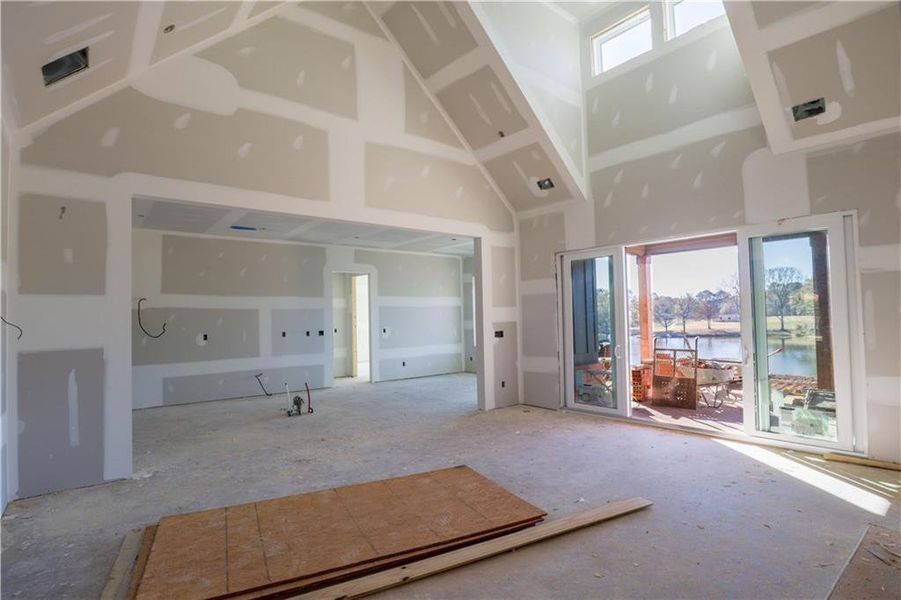 In-progress construction of a new home in , Dallas, GA (Image 19).