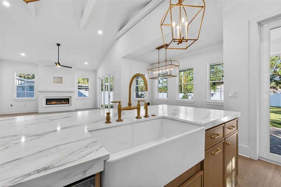 Furnished interior view inside a new home in , St. Petersburg (Image 12).