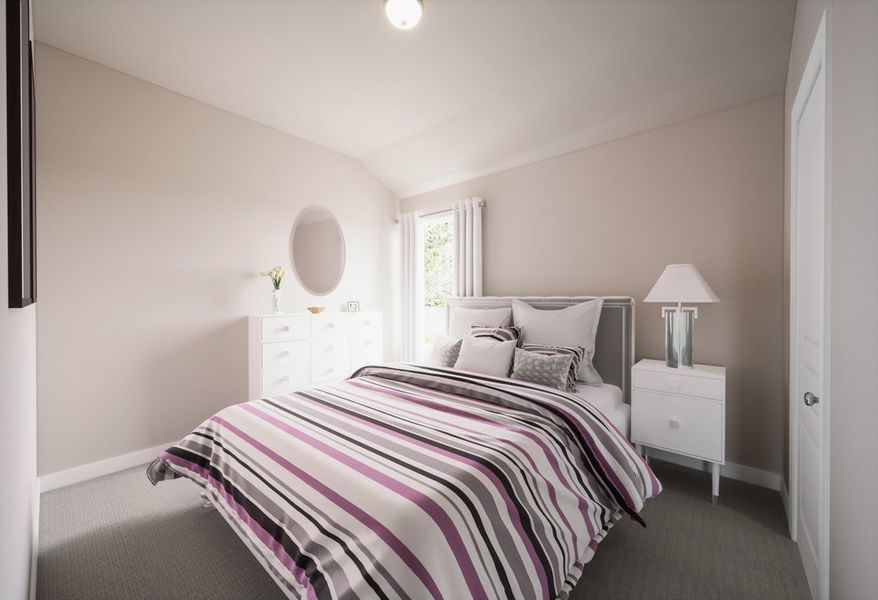 Furnished interior view inside a new home in Painted Tree, McKinney (Image 6).