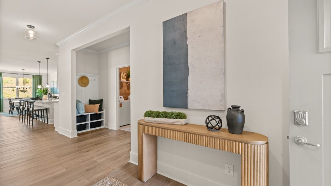 Representative furnished interior of a home built from the Bristol by D.R. Horton in Hamptons at Riverwood North, Dallas (Image 6).