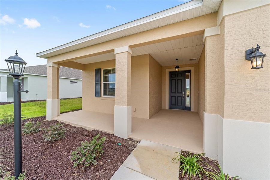 Exterior details and patio area of a home in On Top of the World Communities, Ocala (Image 28).