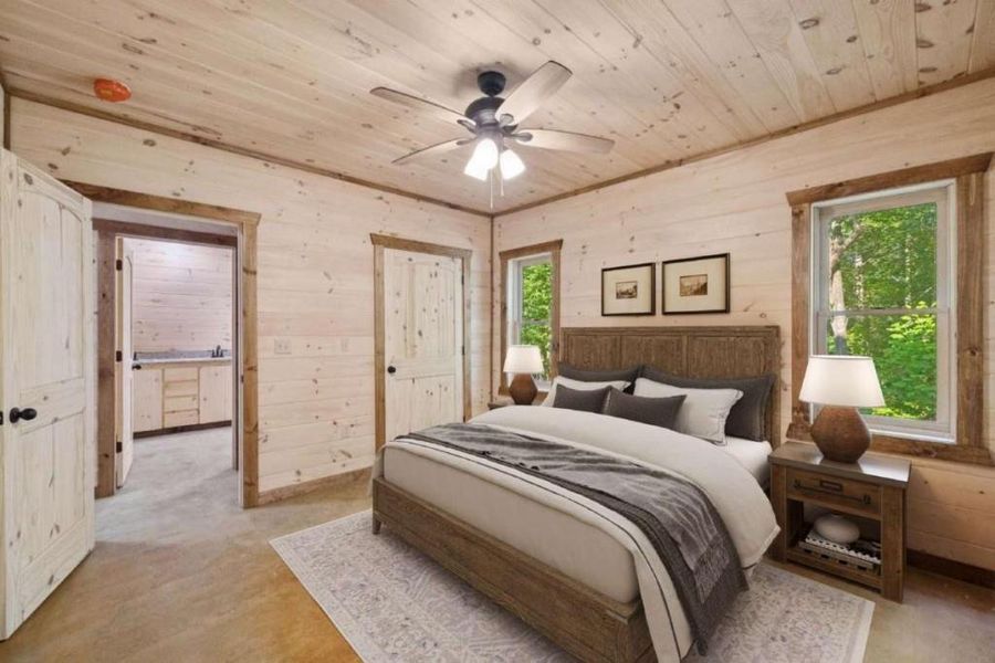 Furnished interior view inside a new home in , Blue Ridge (Image 16). Furnished interior view inside a new home in , Blue Ridge (Image 16).