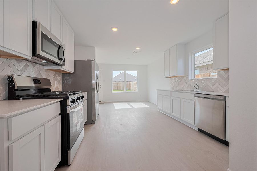 Furnished interior view inside a new home in , Katy (Image 6). Furnished interior view inside a new home in , Katy (Image 6).
