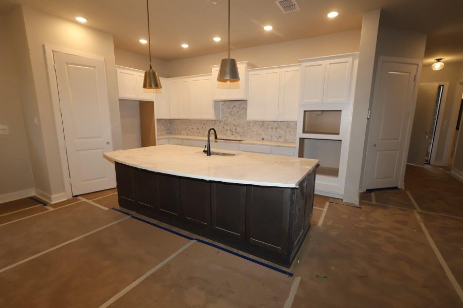 In-progress construction of a new home in Sienna - Grove Collection, Missouri City, TX (Image 5).