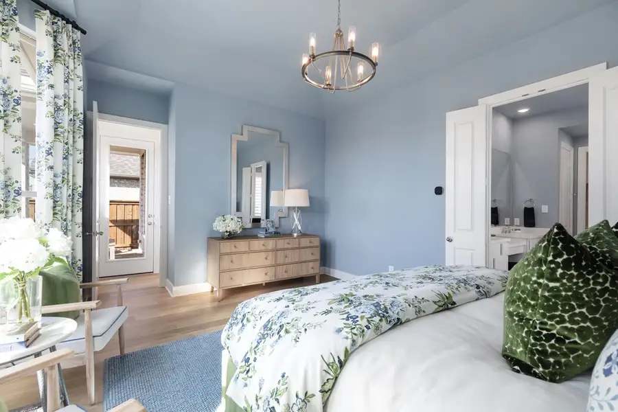 Representative Primary Bedroom - some options shown