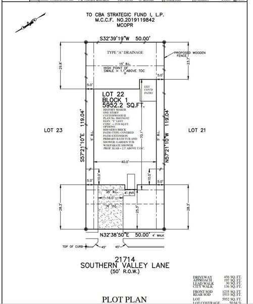 Image 22 of a home in Harrington Trails.