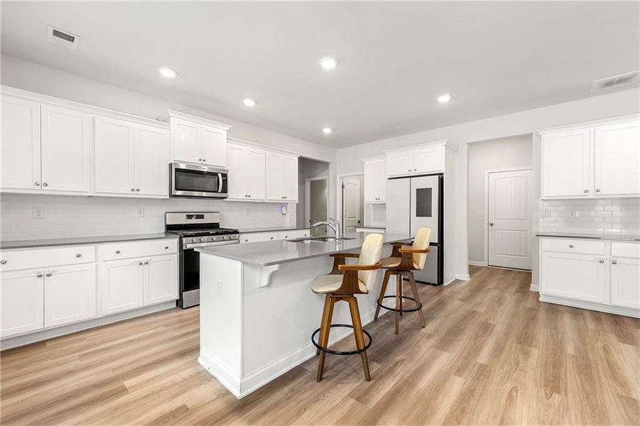Furnished interior view inside a new home in , Loganville (Image 9).