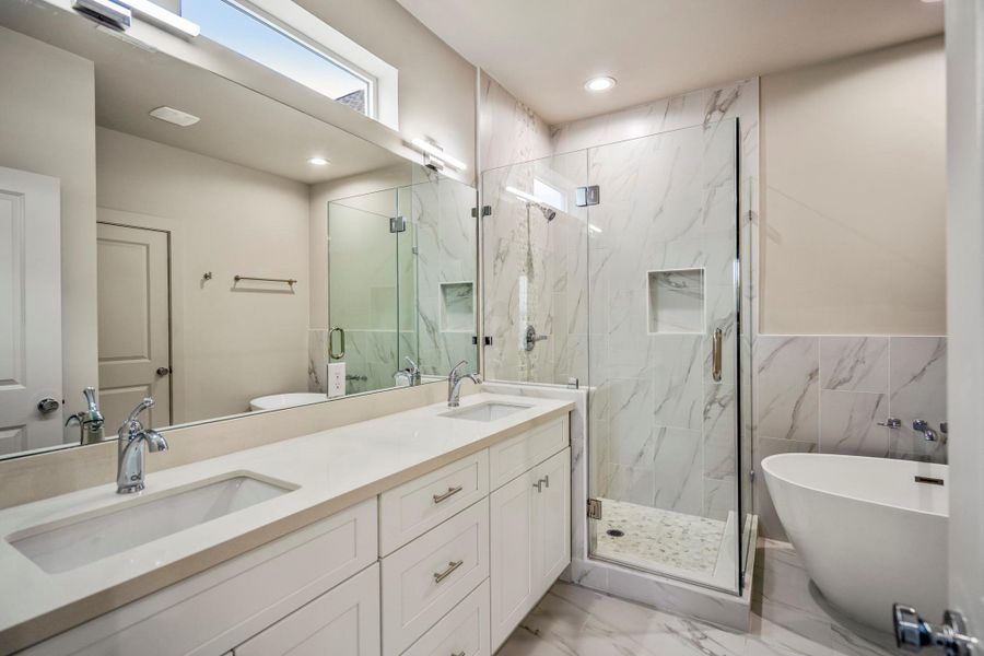 Furnished interior view inside a new home in , Houston (Image 6).