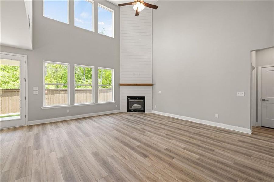 Spacious, unfurnished interior of a new home in , Sugar Hill (Image 14).