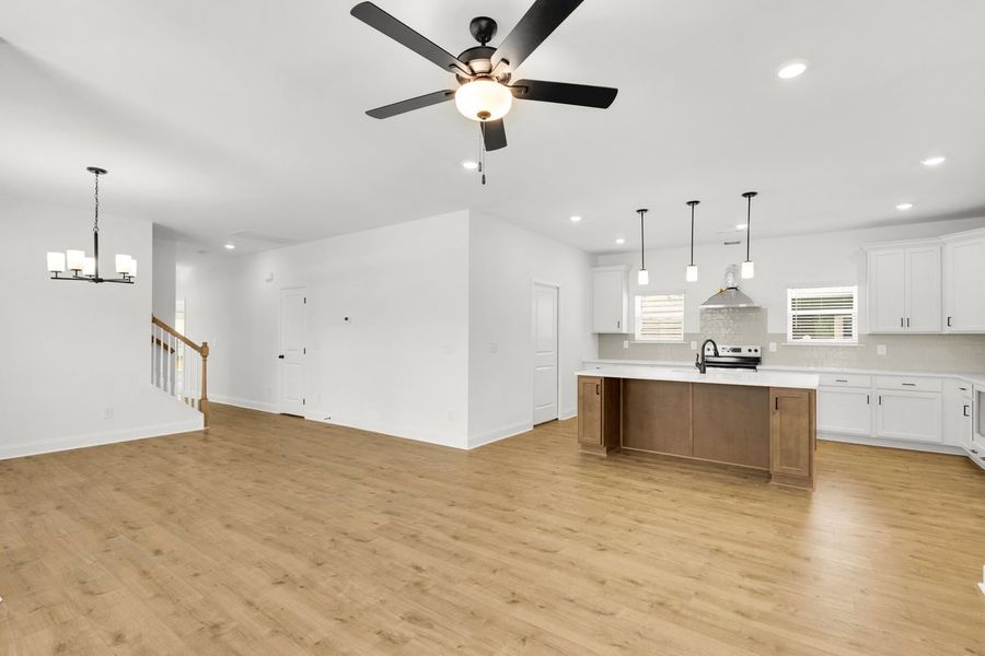 Representative unfurnished interior of a home built from the Titusville II by Regent Homes in Marlon's Creek, Spring Hill (Image 26).