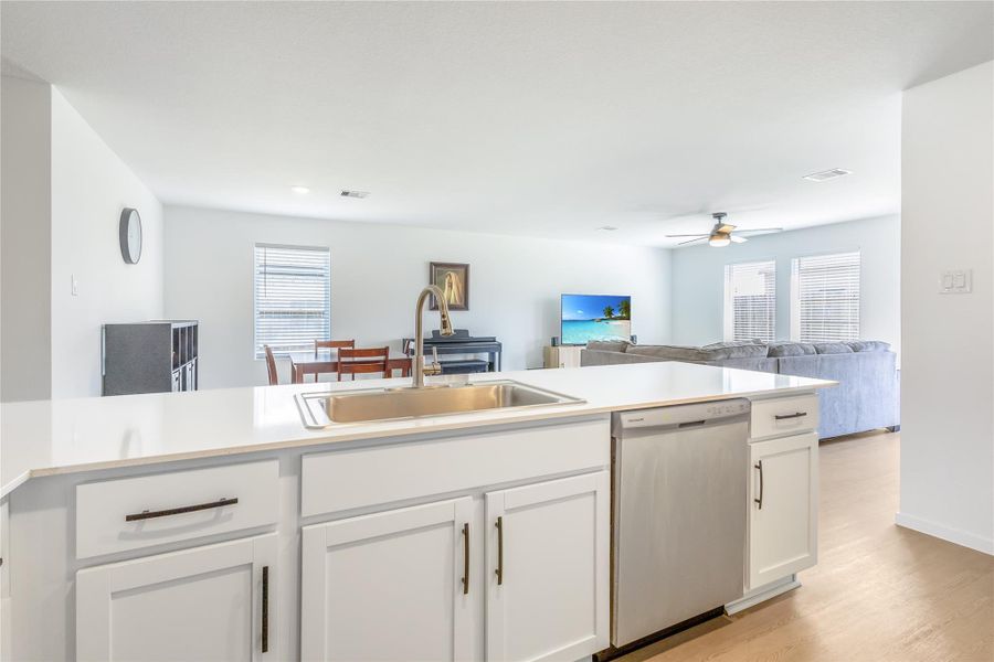 Furnished interior view inside a new home in Tavola, New Caney (Image 27).