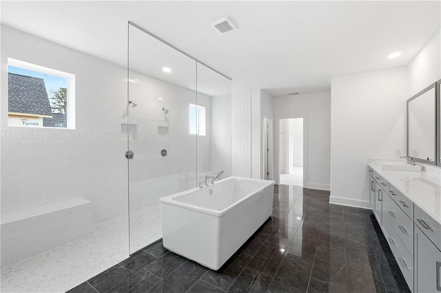 Furnished interior view inside a new home in , Cumming (Image 12).