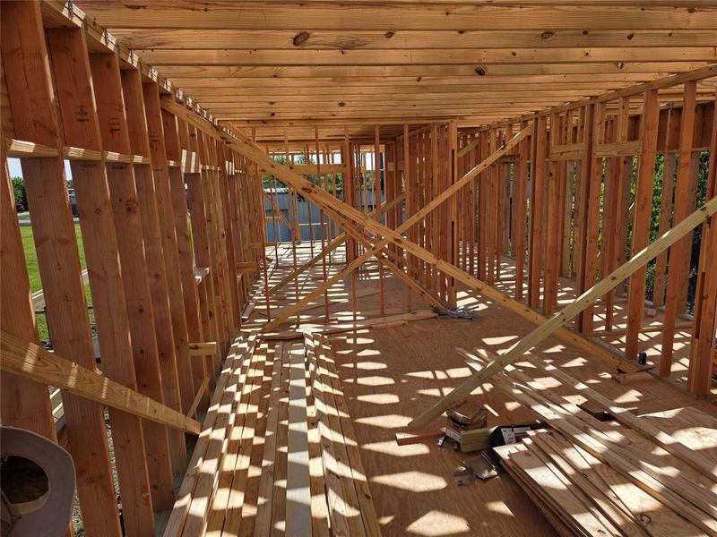 In-progress construction of a new home in , Dickinson, TX (Image 4).