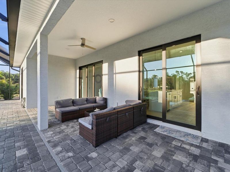 Exterior details and patio area of a home in , Rotonda West (Image 28).