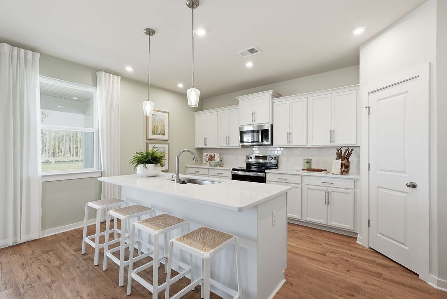 Designed for gathering, this kitchen blends style and function effortlessly