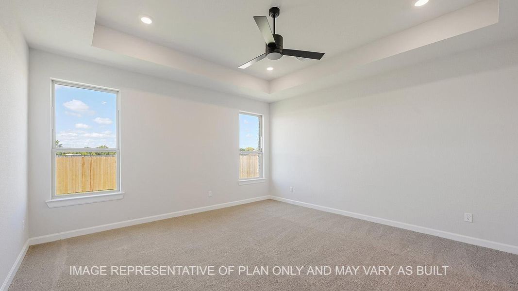 Spacious, unfurnished interior of a new home in Wellborn Settlement, College Station (Image 17).