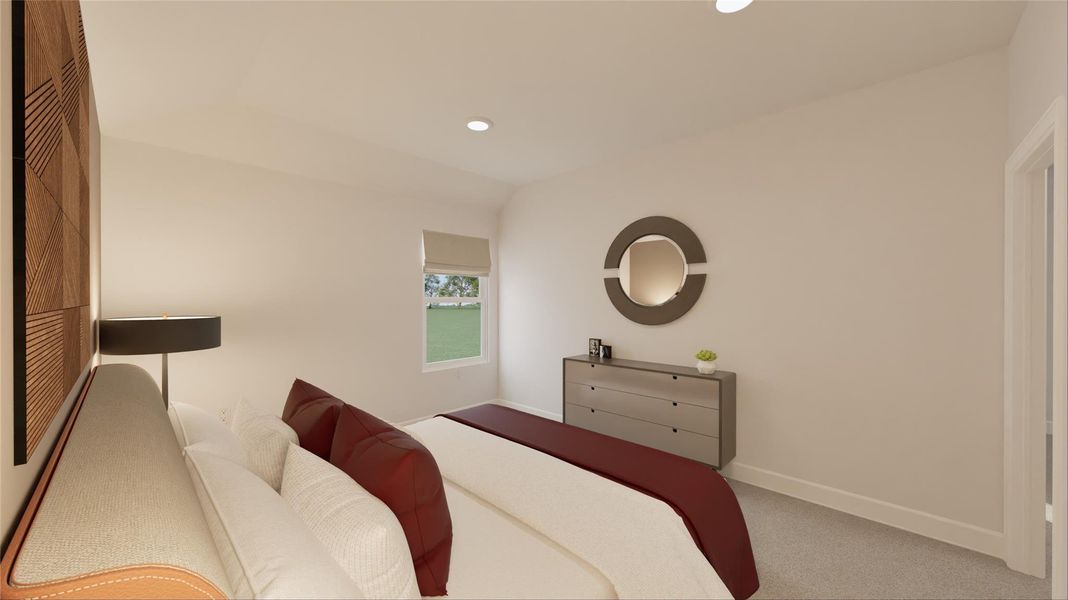 Furnished interior view inside a new home in Oakberry Trails, Waller (Image 23).