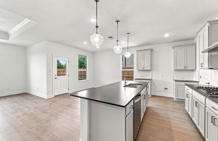 Furnished interior view inside a new home in Saddleback at Santa Rita Ranch, Liberty Hill (Image 6).