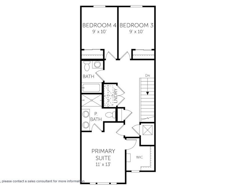 2D floor plan layout of this home in North Beach Townhomes, Jacksonville Beach, FL (Image 5). 2D floor plan layout of this home in North Beach Townhomes, Jacksonville Beach, FL (Image 5).