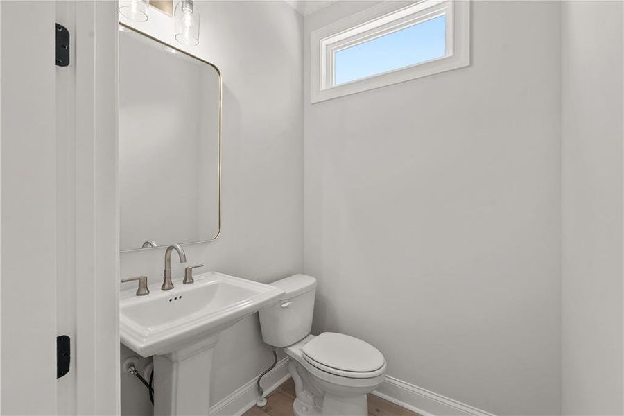 Furnished interior view inside a new home in Waterside Townhomes, Peachtree Corners (Image 6).