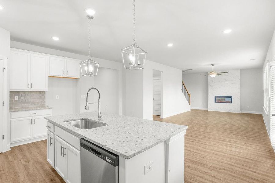Furnished interior view inside a new home in , Bonaire (Image 9).